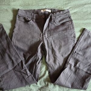 Denver Hayes Men's Slim Straight Jeans in Gray